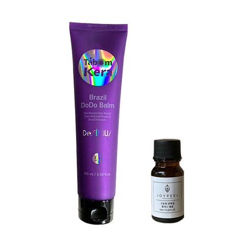 따봉케라 미용실 단백질 머리 헹궈내지않는 트리트먼트 도도밤 165ml 50ml 조이필앰플 세트, 따봉케라 도도밤 165ml+앰플세트