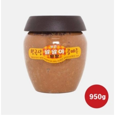 알알이식품 부촌 알알이된장950g 국산콩된장 (기본 아이스팩&아이스박스포장), 950g, 1개