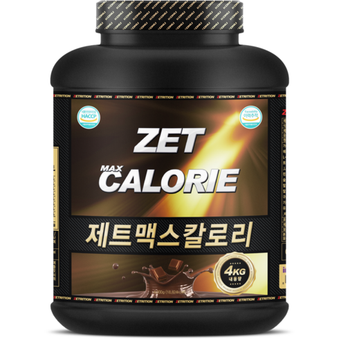 제트리션 제트맥스칼로리 4kg 더블초코 탄수화물, 1개, 56g