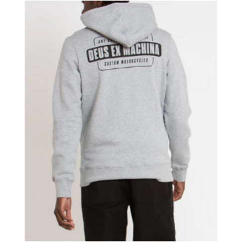 DEUS GRIP TAPE HOODIE - GRAY MARLE M 데우스 엑스 마키나 정품 후드 티
