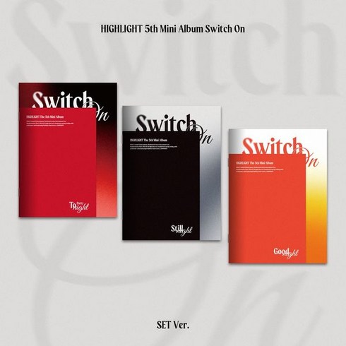 [CD] 하이라이트 (HIGHLIGHT) - 미니앨범 5집 : Switch On [3종 중 1종 랜덤발송] : 포토북 + 포토북 미니 커버 1종 랜덤 + 리...