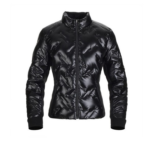 2023년 가성비 최고 링스 여성골프웨어 - 링스 골프 가을 여성 지그재그 튜브 구스 다운점퍼, 블랙, 1개