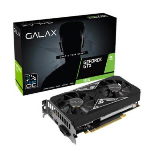 gtx1650 - GALAX 지포스 GTX 1650 BLACK EX PLUS OC D6 4GB 그래픽카드