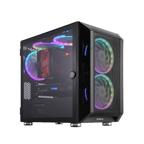 대양케이스 ME MINI MAX RGB 강화유리 블랙 미니타워, 상세페이지 참조