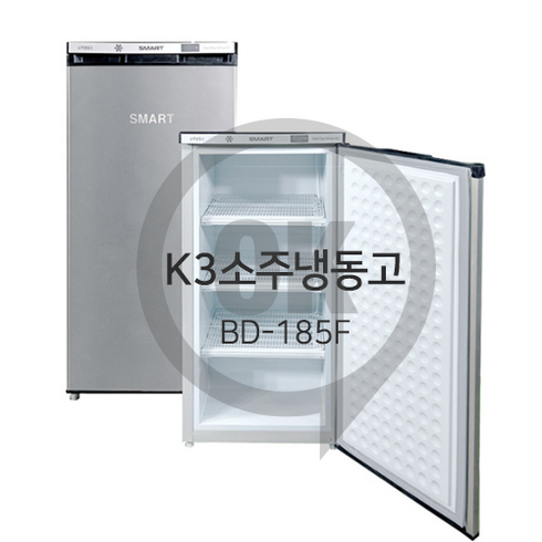 [오케이냉동]K3소주냉동고 소주냉장고 소주냉동고 살얼음냉장고 소주냉장고 설레임, BD185F