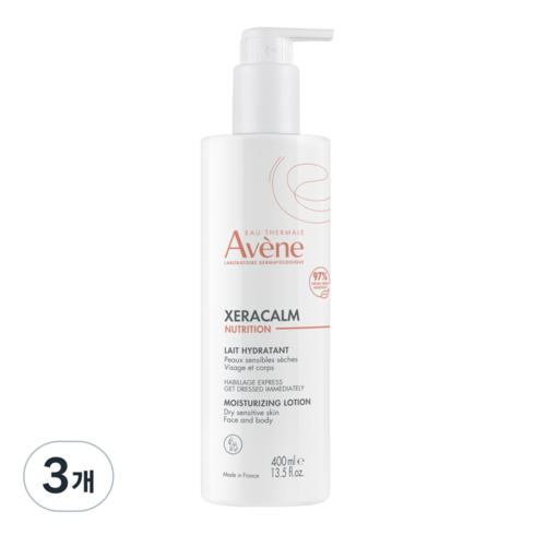 아벤느 제라캄 뉴트리션 로션 400ml 3개