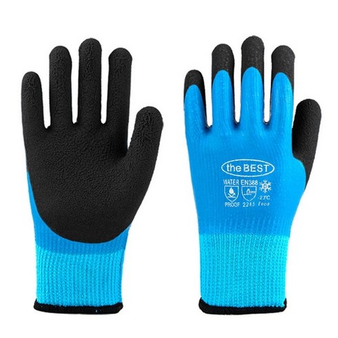 JC 두꺼운 방한 기모 방수 겨울작업장갑, 10세트