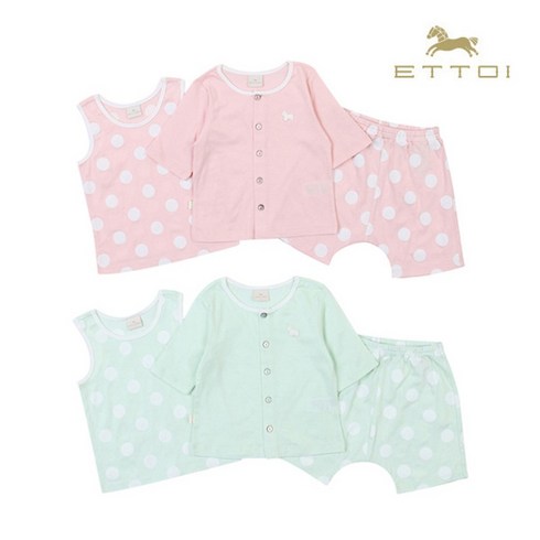 에뜨와 멜튼도트3PCS MIMT PINK 07P353252