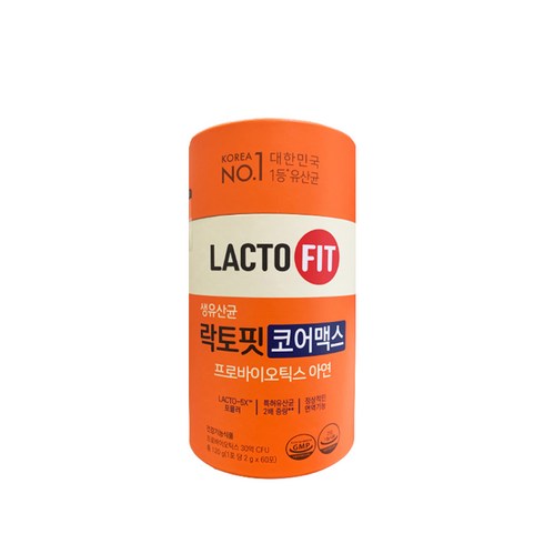 종근당건강 락토핏 코어맥스 프로바이오틱스 아연 120g, 2g, 4개