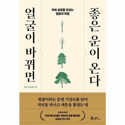 얼굴이바뀌면좋은운이온다 - 웅진북센 얼굴이 바뀌면 좋은 운이 온다 부와 성공을 부르는 얼굴의 비밀, One color | One Size