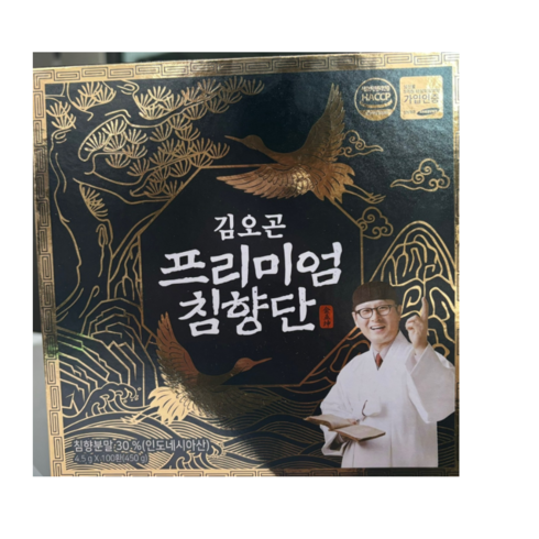 침향30% 김오곤 프리미엄 침향단 100환, 4.5g, 100개