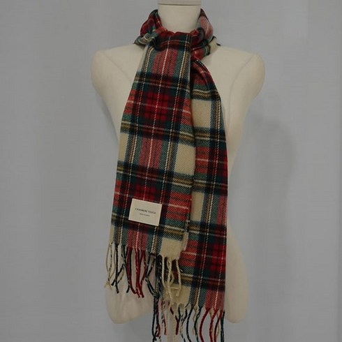 애슬릿 애슬릿 국내 생산 클래식 체크 롱 머플러 목도리_