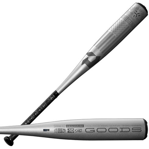 DeMarini 2024 The Goods 원피스 (-10) 6.7cm(2 ¾인치) USSSA 야구 배트 - 66cm/473.2ml(26인치)/453.6g(16온스) 332106, 1개