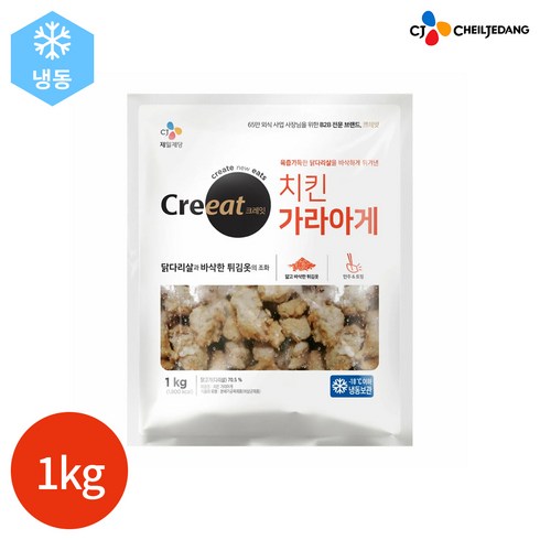 크레잇 - CJ 크레잇 치킨 가라아게 1kg, 1개