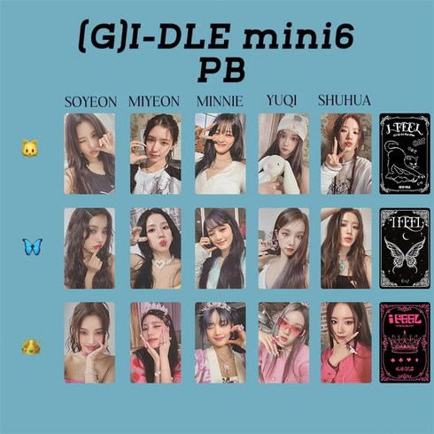 [국내배송] (G) IDLE 앨범 카드 여자아이들 IFEEL 미니 5집 앨범 MINI6, 04