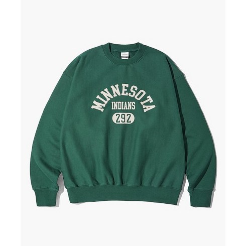 아웃스탠딩 OUTSTANDING V.S.C SWEAT MINNESOTA_그린