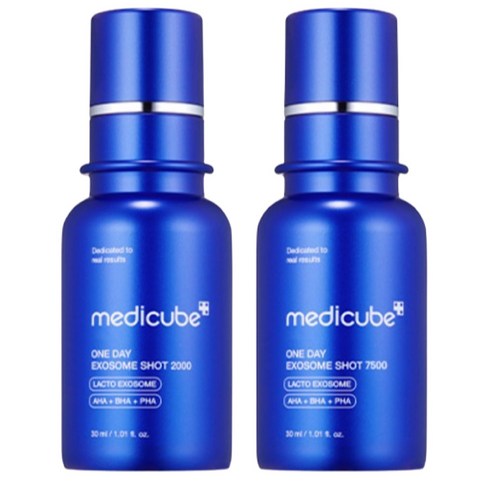 [메디큐브]MEDICUBE 제로 원데이 바르는 엑소좀샷 리들샷 마스터 세트 (2000+7500)