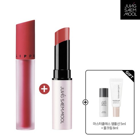정샘물 립프레션 시스루 틴트 + 립프레션 워터 틴티드 립밤 + 마스터클래스 앰플선 5ml + 물크림8ml, 2) 뮬리 로브, 3) 몬타나