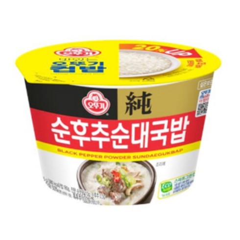 오뚜기 순후추 순대국밥, 290.5g, 12개