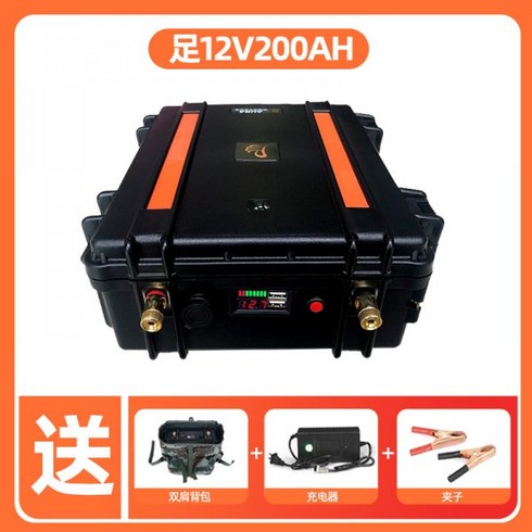 파워 뱅크 200A 300A 인산철 배터리 12V 24V 캠핑 차박 대용량 리튬, 01. 12V 200AH