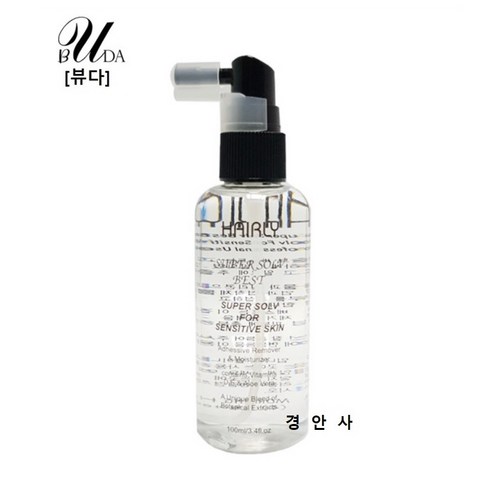 [뷰다]가발 테이프 끈근이 제거 붙임머리 전용 리무버-100ml, 1개, 리무버(투명)