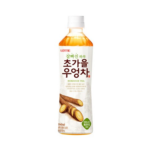 우엉차 - 롯데칠성음료 잘빠진 하루 초가을 우엉차, 500ml, 24개