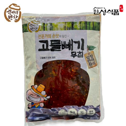 항아리반찬 - 항아리반찬 고들빼기무침, 1kg, 1개