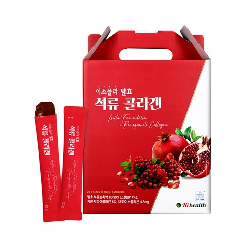 미녀의 석류콜라겐 젤리 200포 - 하이헬스 이소플라 발효 석류콜라겐 젤리스틱 80포, 1.6kg, 1개