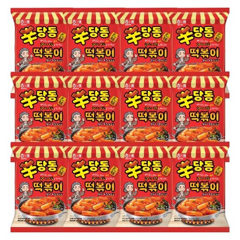 해태제과 신당동 떡볶이 과자, 110g, 12개