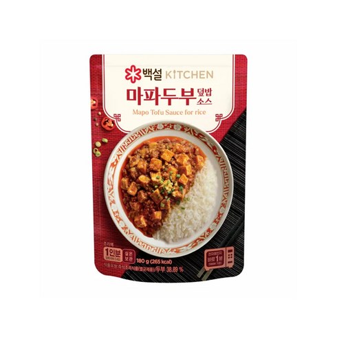 백설 덮밥 소스 6종 /골라담기, 마파두부, 5개, 180g