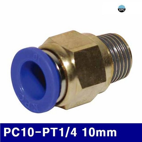 lok fitting npt pt - 코리아뉴매틱 6220730 원터치피팅(PC타입) PC10-PT1/4 10mm (봉(10EA)), 10개
