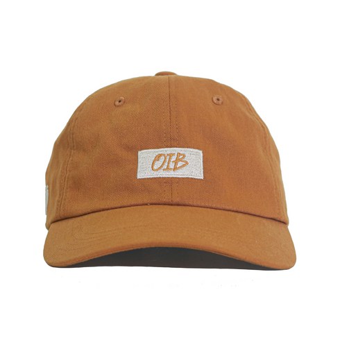 OIB 박스로고 볼캡 OIB box logo cap mustard by 오아이비