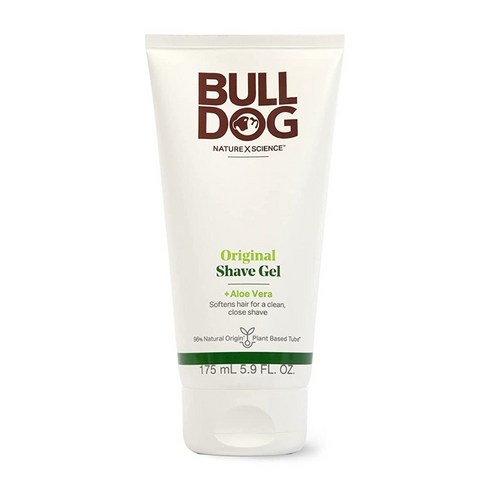 Bulldog 오리지널 쉐이빙 젤 알로에 베라 쉐이브 젤 175 ml, 175ml, 1개