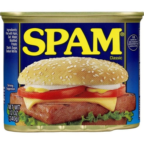 Spam Classic 미국 스팸 클래식 12oz(340g) 12개, 340g, 12