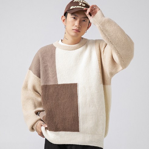 SEA FOX 남성니트 스웨터 풀오버 2컬러