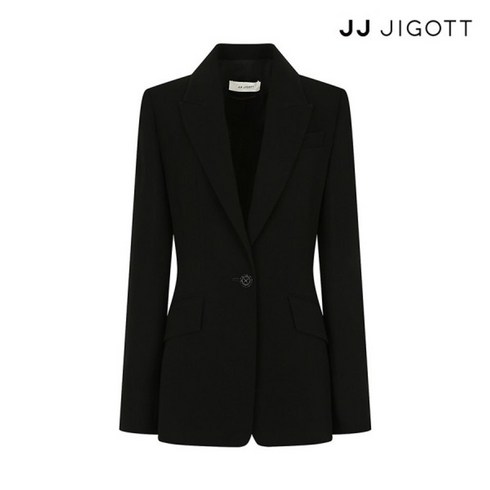 JJ지고트 피크드 라펠 싱글 원버튼 재킷 GP4A0JK321