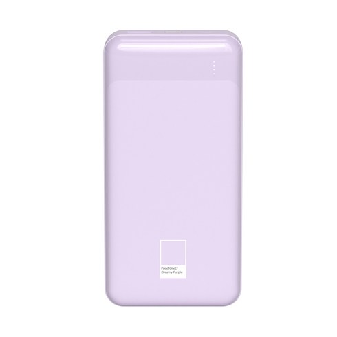 팬톤 대용량 20000mAh 고속충전 20W 보조배터리 퀄컴 3.0 PTPB-03, Dreamy Purple