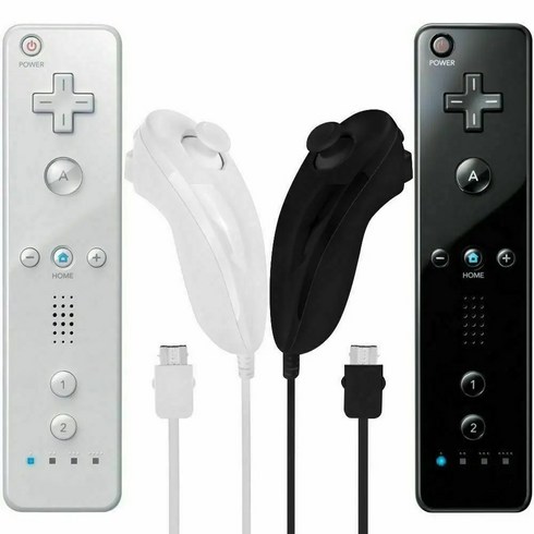 닌텐도위리모컨 - Wii용 스마트 무선 리모컨 Wii U Wii 리모컨 Nunchuck 모션 조이패드 옵션 모션 플러스 비디오 게임 제어, 1개, 10)네이비 블루