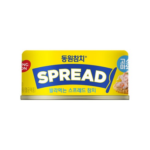 동원 참치 스프레드 고소마요 100g x 10캔 스프레드 동원 단백질 셀러늄 캔 오메가3 튜나 마요 참치 식재료, 10개