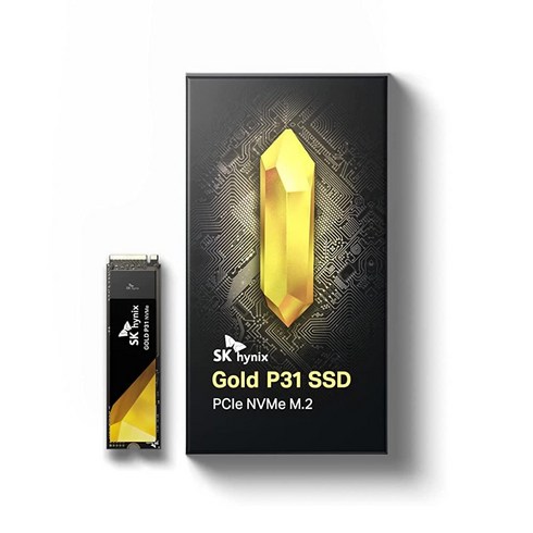 [미국직배송] SK hynix 골드 P31 1TB PCIe NVMe 3세대 M.2 2280 인터널 SSD SK하이닉스, [미국직배송] 1TB