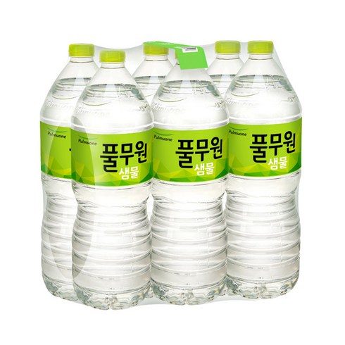 풀무원샘물 2L 6병 + 네슬레퓨어라이프 2L 6병, 1세트