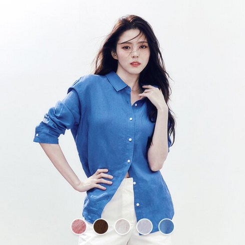 344518 여 린넨 셔츠 - 지오다노 344518 여 린넨 셔츠 1153328