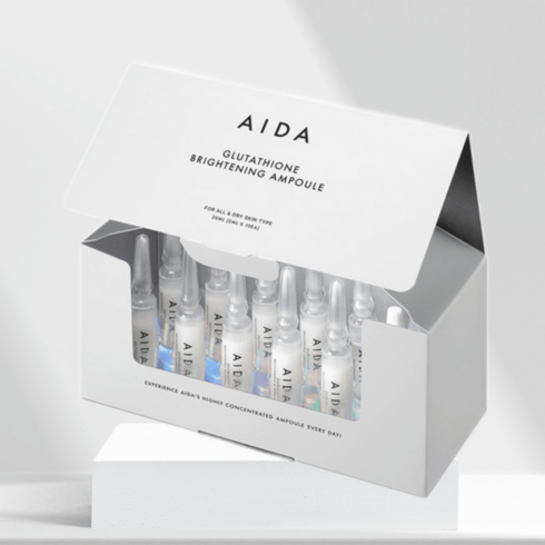아이다코스메틱 글루타치온앰플 브라이트닝 미백 앰플 2ml X 10 1박스, 글루타치온 브라이트닝 미백 앰플 1BOX