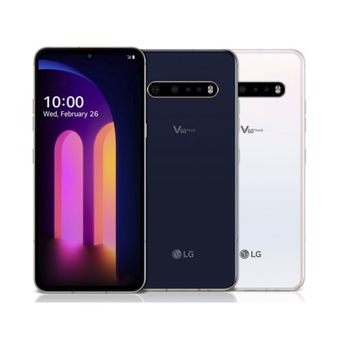 lgv60 - LG V60 ThinQ 듀얼 스크린 LGV60 전체 화면 휴대폰, 128GB, 네이비