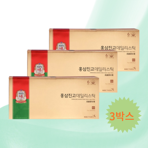 정관장 홍삼진고 데일리스틱 10g x 30포 3박스, 상세페이지 참조, 상세페이지 참조, 상세페이지 참조