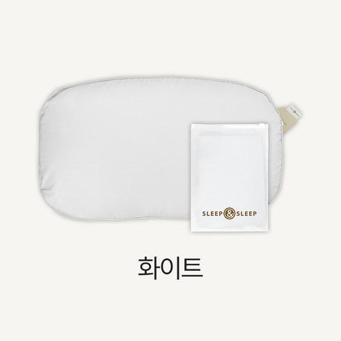 백지영베개 - [슬립앤슬립] 깊은잠베개 커버, 1개, 화이트