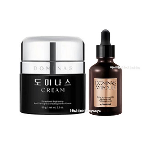 최신상 시즌4 도미나스 크림 4X 도미나 기미크림 50g+앰플 50ml+크림1gx5매