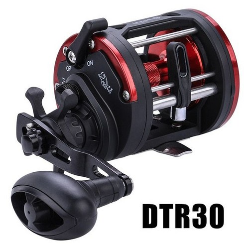 2023년 가성비 최고 저격핸들 - 튼튼한 베이트릴 장구통릴 지깅 저격핸들 바다낚시 수심측정 쭈꾸미 문어 릴 선상 낚시, 기본형 DTR30, 오른손