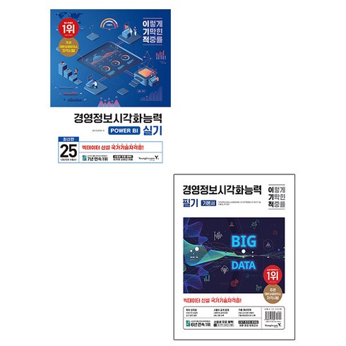 경영정보시각화능력필기 - 영진닷컴 2025 경영정보시각화능력 필기 + 실기 세트