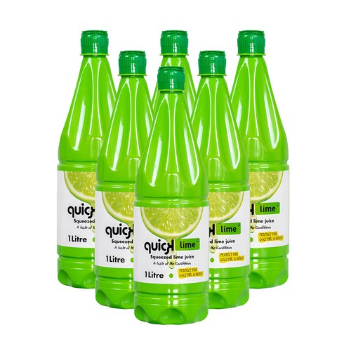 라임시럽 - 퀵라임 퀵 스퀴즈드 라임 주스, 1L, 6개
